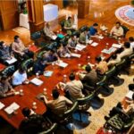 Presiden Prabowo Subianto memanggil sejumlah Menteri Kabinet Merah Putih ke kediaman pribadinya di Hambalang, Bogor, Minggu, (14/12/2025). Foto: BPMI Setpres