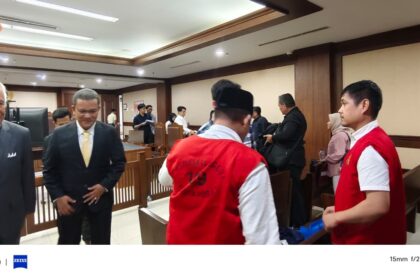 Persidangan perkara patok lahan di PN Jakarta Pusat, Rabu (10/12/2025). Foto: Ist