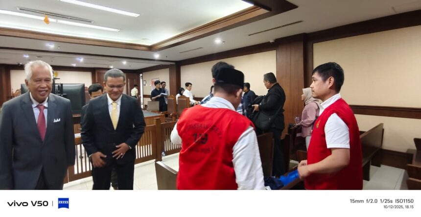 Persidangan perkara patok lahan di PN Jakarta Pusat, Rabu (10/12/2025). Foto: Ist