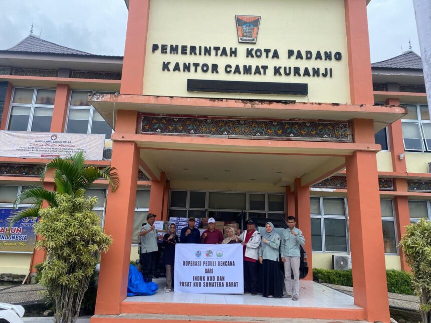 INKUD saurkan bantuan bagi para korban bencana melalui PusKUD salah satunya PusKUD Sumatra Barat. Foto: Dok INKUD