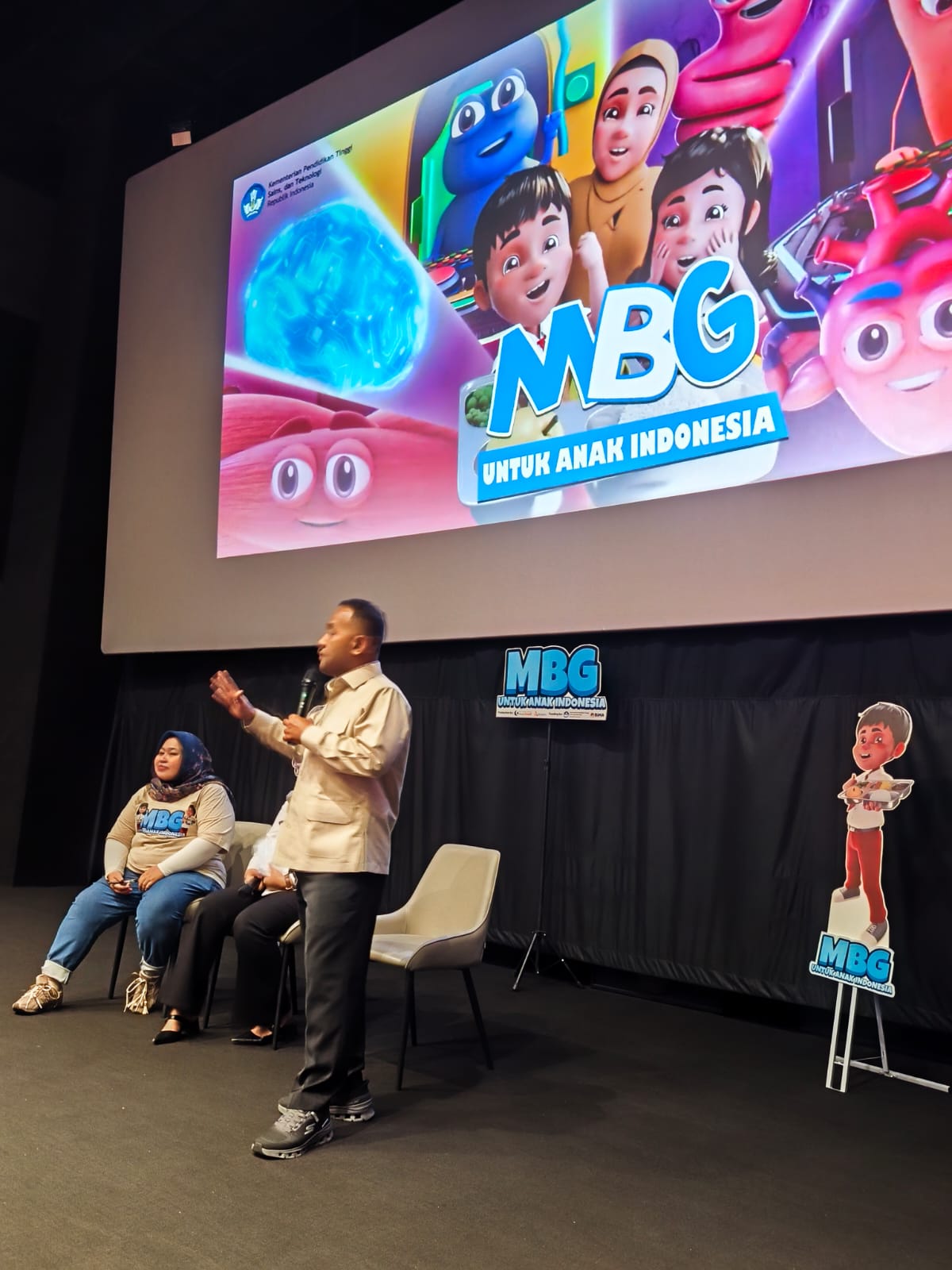 Polimedia Diseminasi Riset Iklan Animasi 3D, Dukung Program MBG 2 Staf Ahli dari Badan Komunikasi Pemerintah, Hariqo Satria. Foto: timur/ipol.id