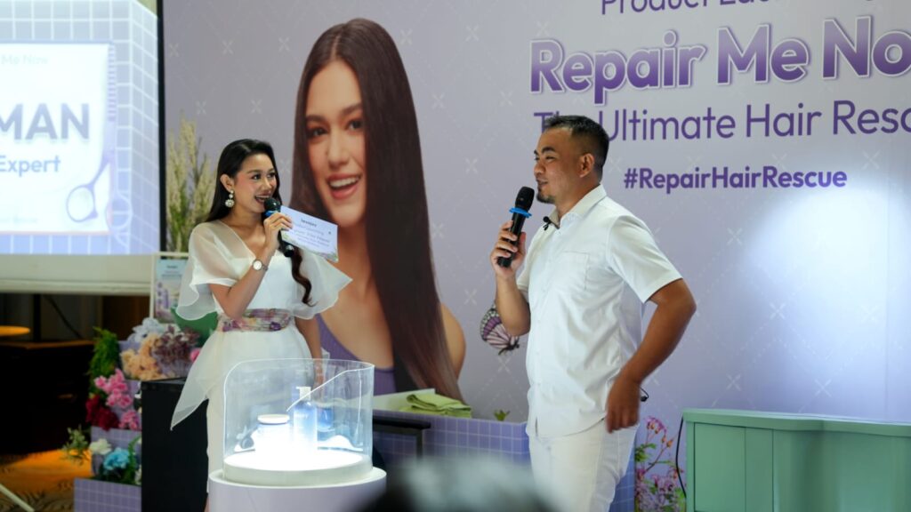 lavojoy Siap Selamatkan Rambut Kamu dengan Rangkaian Perawatan Rambut Terbaru Repair Me Now 2 lavojoy menghadirkan produk terbaru Repair Me Now Series: Shampoo dan Hair Mask melalui acara peluncuran Repair Me Now: The Ultimate Hair Repair Rescue yang diselenggarakan di Habitate Oakwood, Jakarta Selatan. (istimewa/dok. lavojoy)