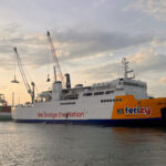 KMP Jatra I bertolak pada Selasa (16/12) dari Pelabuhan Tanjung Priok menuju Pelabuhan Belawan dengan membawa 44 ton bantuan kemanusiaan untuk Sumatra. (istimewa/dok. ASDP)