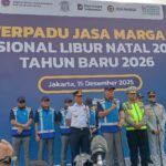 Direktur Utama Jasa Marga Rivan Purwantono menyampaikan kesiapan pihaknya dalam mengamankan jalur pemudik pada Natal dan Tahun Baru (Nataru) 2025/2026.