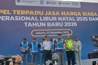 Direktur Utama Jasa Marga Rivan Purwantono menyampaikan kesiapan pihaknya dalam mengamankan jalur pemudik pada Natal dan Tahun Baru (Nataru) 2025/2026.