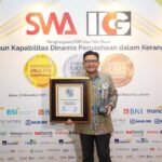 Direktur Human Capital & Compliance BNI, Munadi Herlambang membawa pulang penghargaan The Most Trusted Company dalam ajang Corporate Governance Perception Index (CGPI) Award 2025. Foto: Dok BNI