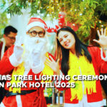 Christmas Tree Lighting Ceremony Merlynn Park Hotel 2025. (Alidrian Fahwi/ipol.id)