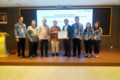 Fakultas Teknik Universitas Indonesia melakukan serangkaian pengujian terhadap sistem tata udara terbaru DAIKIN untuk solusi bangunan komersial, VRV 6 X dan VRV 6 A, dan terbukti memiliki ketahanan korosi hingga 25 tahun.