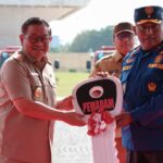 Prosesi penyerahan hibah kendaraan operasional Damkar pada 14 wilayah di Indonesia.(Foto istimewa)