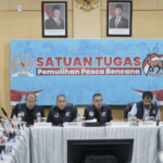 Rapat koordinasi Satgas Pemulihan Pascabencana Sumatera yang dipimpin Wakil Ketua DPR RI Sufmi Dasco Ahmad di Aceh. Foto : Ist