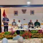 Ketua BK Award, Yudha Permana saat paparan.(Foto Sofian/Ipol.id)