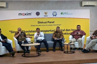 Maxim Indonesia menggelar diskusi panel dan dialog interaktif lintas pemangku kepentingan bertajuk “Sinergi Ekosistem Transportasi Digital dan Inovasi untuk Ekonomi Indonesia yang Inklusif” di Kantor Pusat Maxim, Pejaten, Jakarta Selatan, Kamis (11/12/2025).
