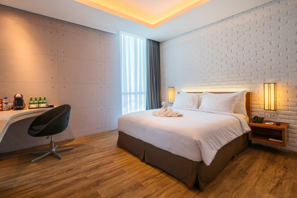 Luminor Hotel Malang yang terintegrasi dengan Dinoyo Oasis Apartment, sebuah proyek mixed-use yang berada di kawasan pendidikan dan bisnis paling dinamis di Malang. (dok. WHHG).