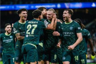 Manchester City mencuri kemenangan 2-1 di markas Real Madrid, Santiago Bernabeu, pada matchday 6 Liga Champions 2025-2026, Kamis (11/12/2025) dini hari WIB. (Foto: X Man City)