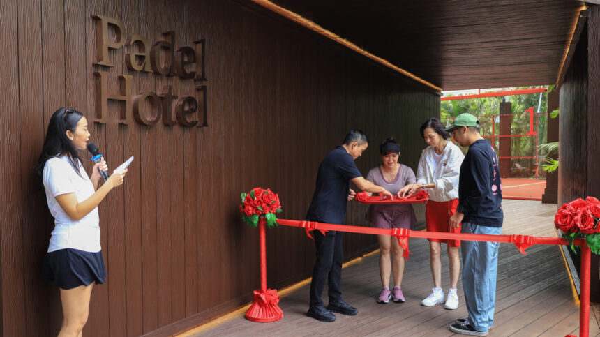 Peresmian Padel Hotel. (Istimewa/dok. Pribadi Padel Hotel dan Mercure Tangerang BSD City)