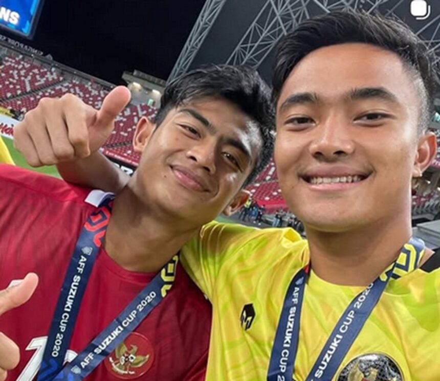Pratama Arhan (kiri)