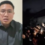 Massa mendatangi rumah YouTuber Adimas Firdaus alias Resbob sebagai bentuk protes atas ucapannya yang dinilai menghina suku Sunda dan pendukung Persib Bandung. Aksi tersebut viral di media sosial, Sabtu (13/12/2025). Foto: IG @fakta.indo