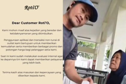 Roti O minta maaf, usai tolak pembelian secara tunai. Bank Indonesia tegaskan rupiah wajib diterima. Foto: IG @medsoszone