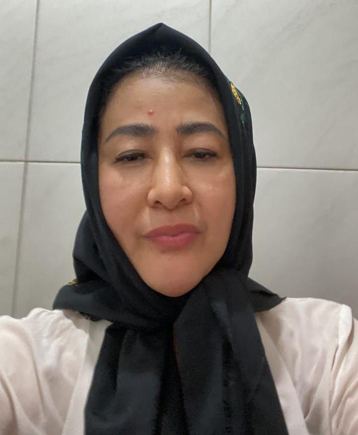 Hasnaeni Moein, Wanita Emas, terdakwa kasus korupsi yang tengah menjalani hukuman di Rumah Tahanan (rutan) Pondok Bambu, Jakarta Timur, Rabu (3/12/2025). Foto: Tangkapan layar/Ist