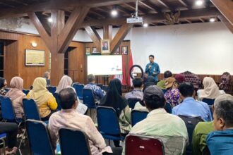 Kantor Cabang BPJS Ketenagakerjaan Jakarta Pluit sosialisasi di Museum Bahari, Jakarta Utara.
