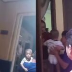 Balita berusia 3 tahun terjatuh dari lantai dua rumahnya di Rawabunga, Jatinegara, Jakarta Timur. Foto: IG @info.jakartatimurr