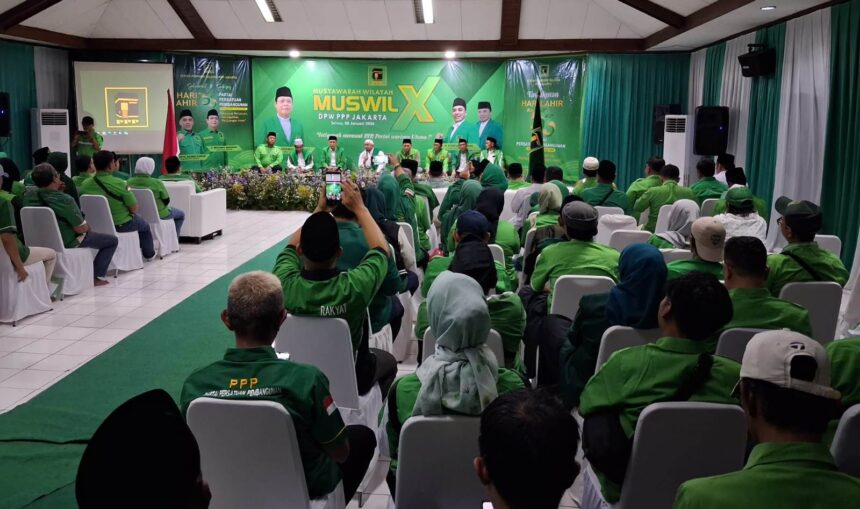 Pelaksanaan Muswil DPW PPP DKI Jakarta, di Jakarta.
