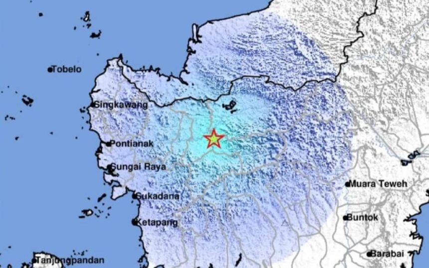 Gempa M4.8 Sangat Terasa Guncang Sekadau Kalimantan Barat