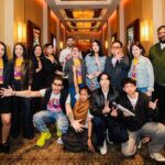 Cast Martin Carter bersama Amanda Manopo, Fajar Sadboy, Devano, Sastra Silalahi, Jovial Da Lopez, Lukman Sardi, dan deretan artis papan atas lainnya serta sutradara Ardy Octaviand, dalam acara Press Conference official poster & trailer film CAPER “Check Out Sekarang Pay Later” di Plaza Senayan, Jakarta, Selasa (6/1/2026). Foto: Ist