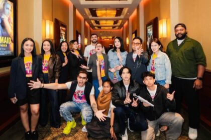 Cast Martin Carter bersama Amanda Manopo, Fajar Sadboy, Devano, Sastra Silalahi, Jovial Da Lopez, Lukman Sardi, dan deretan artis papan atas lainnya serta sutradara Ardy Octaviand, dalam acara Press Conference official poster & trailer film CAPER “Check Out Sekarang Pay Later” di Plaza Senayan, Jakarta, Selasa (6/1/2026). Foto: Ist