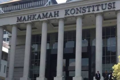 Gedung MK RI yang berada di kawasan Jakarta Pusat.(Sofian)