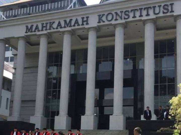 Gedung MK RI yang berada di kawasan Jakarta Pusat.(Sofian)