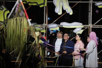 Gubernur DKI Jakarta, Pramono Anung saat perayaan malam tahun baru 2026.(Foto istimewa)