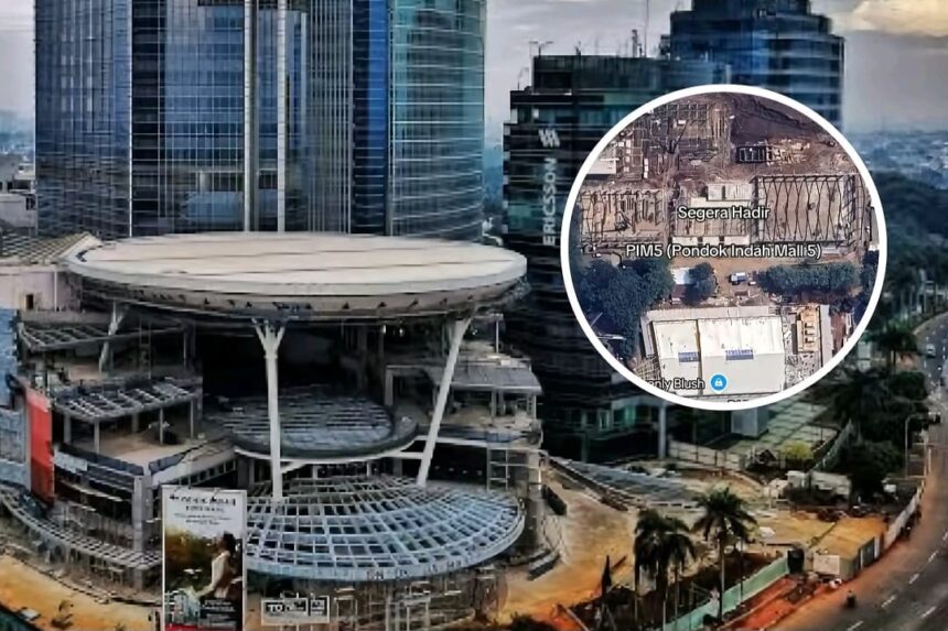 PIM 5 hadir sebagai destinasi lifestyle baru dengan konsep semi-outdoor, siap menyapa pengunjung pada 2026. Foto: IG @jkttoday__