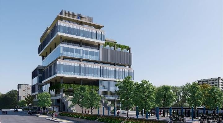 Pembangunan Gedung Sentra Pelayanan PAM JAYA juga mengacu pada standar Bangunan Gedung Hijau, dengan target sertifikasi Gedung Hijau Tingkat Madya. Foto: Dok WEGE