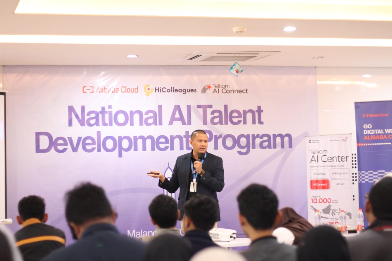 Lebih dari 500 talenta digital berkolaborasi dalam AI Talent Development Roadshow di 5 kota di Indonesia. Foto: Telkom Indonesia