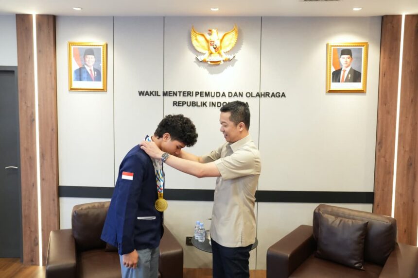 Terima Atlet Pelajar Peraih Medali SEA Games, Wamenpora Taufik Berbagi Pengalaman Olimpiade. Foto/kemenpora