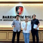 Putriana Hamda Dakka Saat Melapor di Bareskrim Polri. Foto/ist