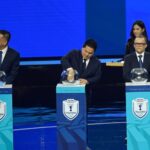 Erick Thohir dalam pengundian (drawing) Kejuaraan ASEAN Hyundai Cup 2026 yang dilaksanakan di Studio RCTI+ Kebun Jeruk, Jakarta, Kamis (15/1) sore. Foto/kemenpora