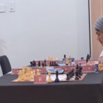 Kanan MN Ricky Rismanto vs Anak Agung Ngurah Ramachandra di babak pertama