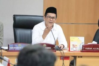 Sekretaris Fraksi PKB, Yusuf saat rapat Komisi D.(Foto istimewa)