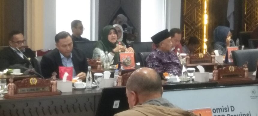 Anggota Komisi D DPRD DKI Jakarta, Nabilah Aboe Bakar Al Habsyi (hijab hijau).(Foto dok ipol.id)