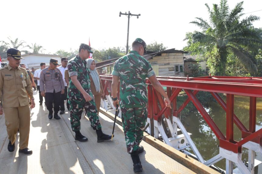 Jembatan Bailey Besilam–Banjaran Raya. Foto: Dispenad