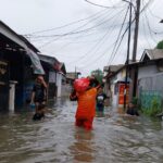 Kondisi pemukiman warga di RW 07, Kelurahan Cakung Barat, Kecamatan Cakung, Jakarta Timur, kerap kali dilanda banjir. Foto: Ist