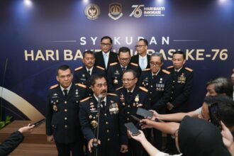 Menteri Imigrasi dan Pemasyarakatan (Imipas), Agus Andrianto dan jajaran di Kampus Politeknik Pengayoman Kota Tangerang, Senin (26/01/2026). Foto: Ist