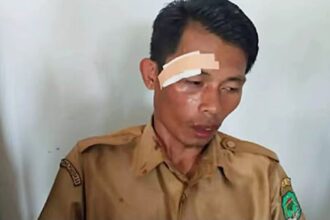 Seorang guru SMP di Luwu Utara diduga dianiaya siswa saat menertibkan kelas. Foto: IG @fakta.indo