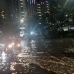 Akibat hujan seharian, Kamis (29/1/2026) banjir masih terpantau di kawasan Cawang, Jakarta Timur.(Foto istimewa)