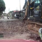 Ilustrasi jalan rusak akibat banjir yang akan diperbaiki Dinas Bina Marga DKI Jakarta.(Foto dok ipol.id)