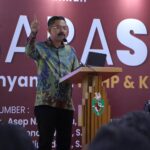 Jaksa Agung Muda Pidana Umum (Jampidum) Kejaksaan Agung (Kejagung), Asep Nana Mulyana, dalam Seminar dan Sarasehan Nasional bertajuk “Menyambut KUHP dan KUHAP Baru” yang diselenggarakan di Universitas Katolik Indonesia (Unika) Atma Jaya, Jakarta, Jumat (30/1/2026). Foto: Puspenkum Kejaksaan Agung