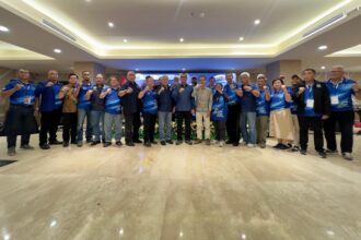 Agenda Rapat Kerja Nasional Pengurus Besar Persatuan Olahraga Selam Seluruh Indonesia resmi berakhir pada Jumat malam