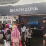 Salah-satu stand ramai di kunjungi pengunjung di Daihatsu Indonesia Masters 2026 di Istora. Foto/ipol